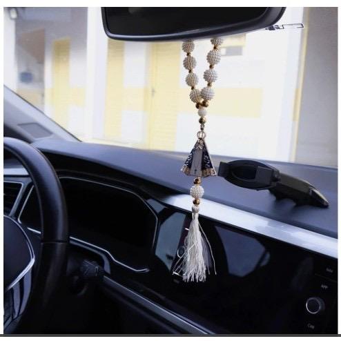 Terço Dezena de Metal para Carro Nossa Senhora