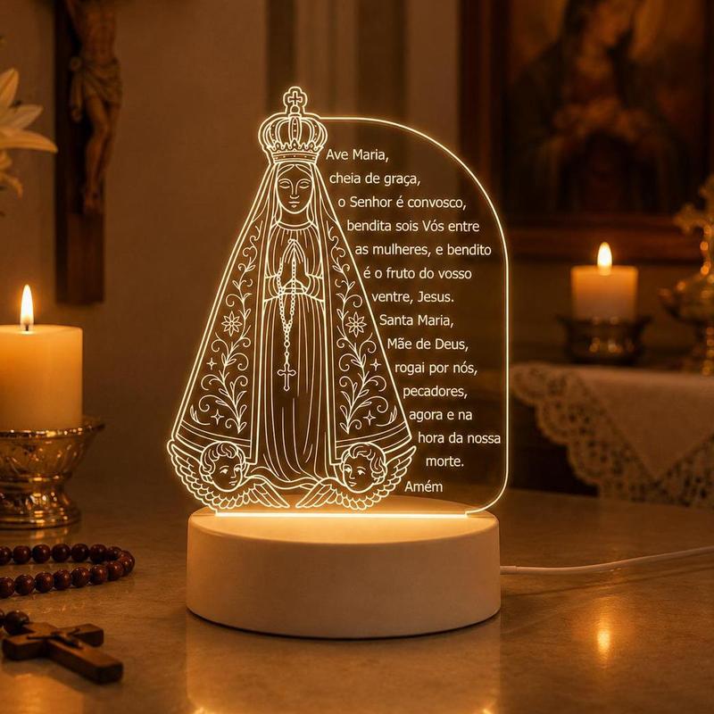 Luminária Ave Maria Nossa Senhora Aparecida