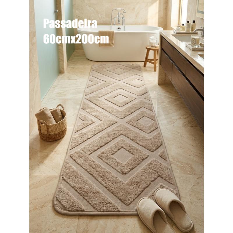 Tapete Passadeira Premium Alto Relevo 3D 60 x 200 cm