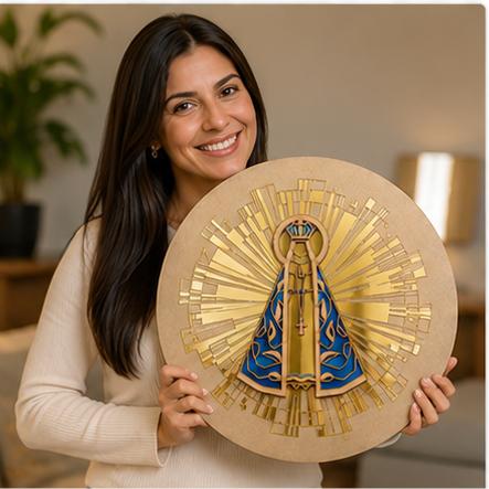 Quadro Mandala Nossa Senhora Aparecida