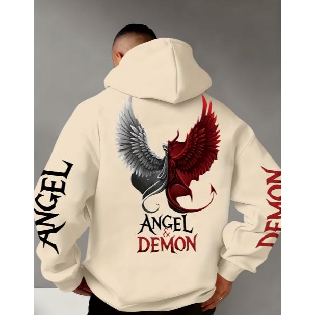 Moletom Angel e Demon Streetwear