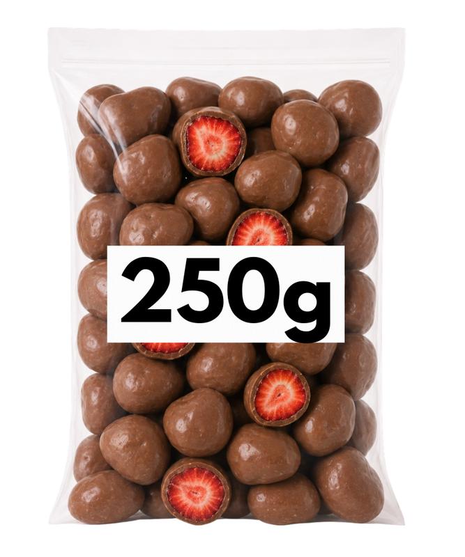 Morango Liofilizado com Chocolate