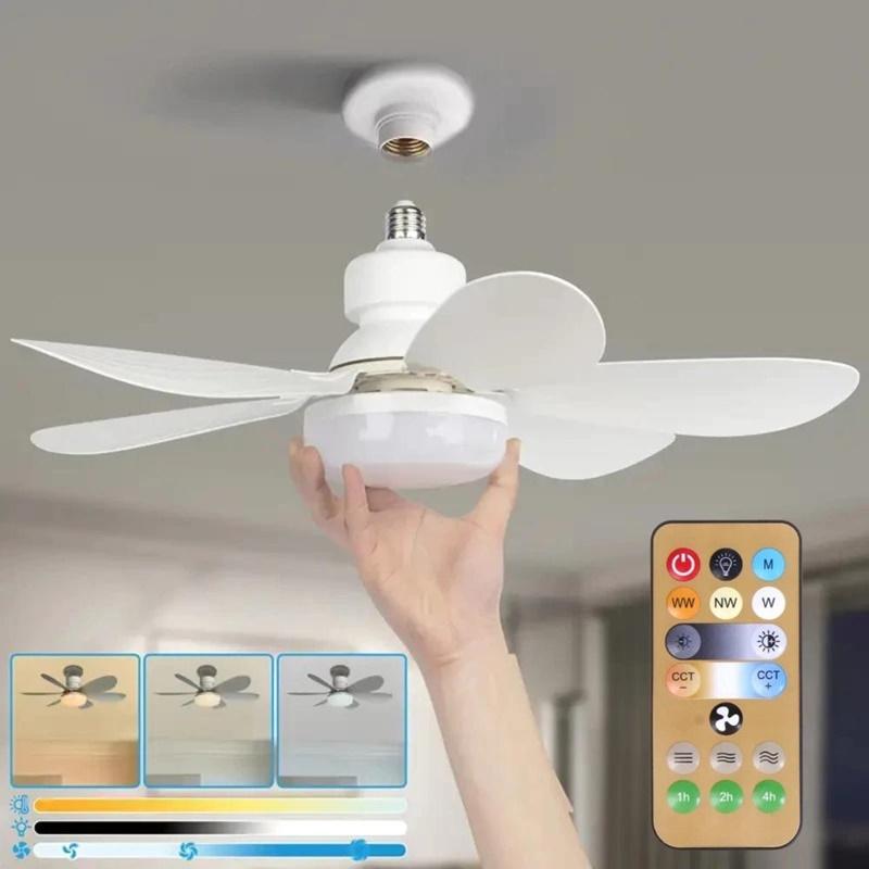 Ventilador de Teto com Luz e Controle